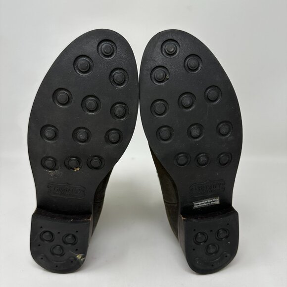 THURSDAY BOOT CO. NYC WOMEN'S DUCHESS CHELSEA BOOTS DARK OLIVE SUEDE 8.5 - Picture 8 of 16